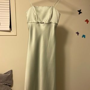formal wear dress /wedding mint green